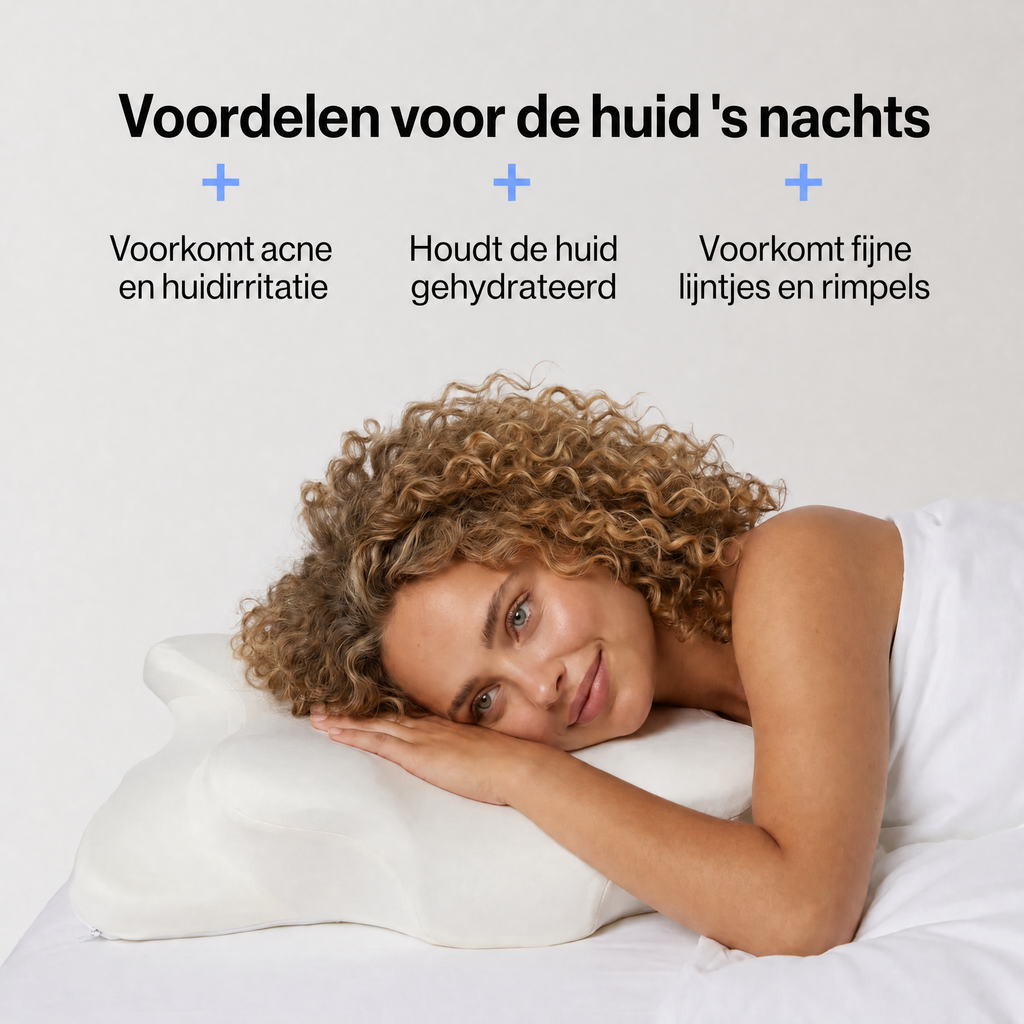 Ergonomic Pillow Silk Cover